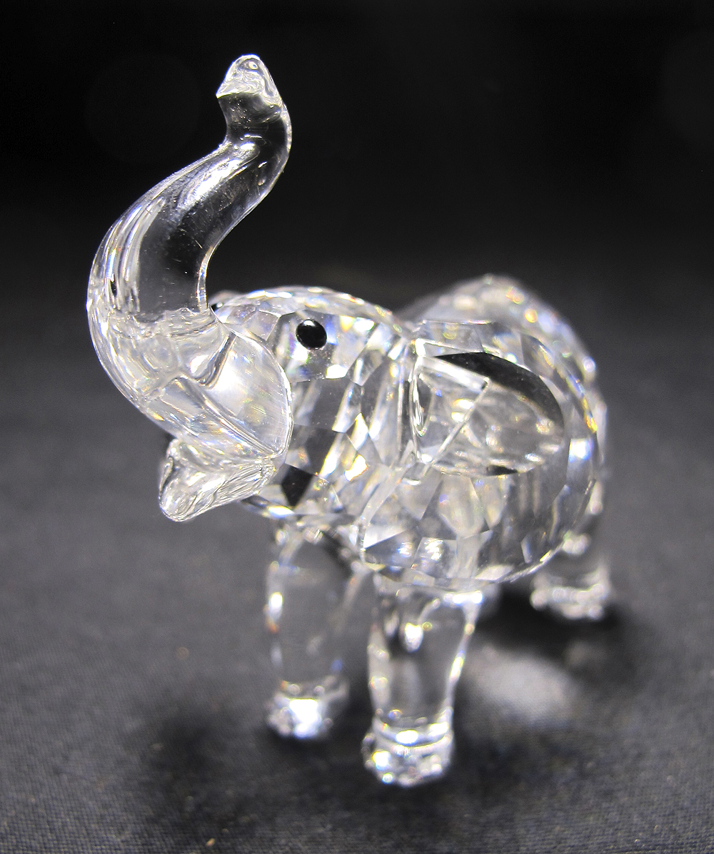 swarovski crystal small elephant