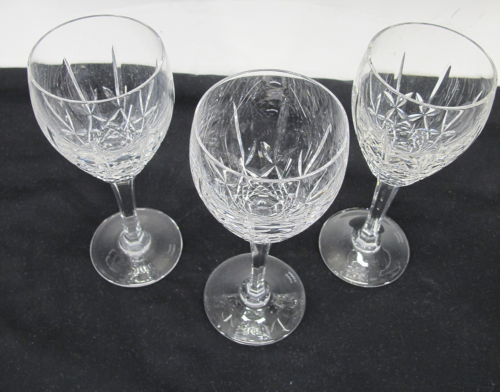 3 Vintage Waterford Crystal Marquis Laurent Pattern